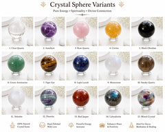Healing Crystal Sphere - Large Area