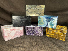 Rose Quartz Gemstone Jewelry Box
