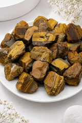 Raw Natural Tiger Eye- Motivation, Protection, Confidence, Good luck