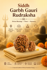 Kashi Siddh Nepal Origin Garbh Gauri Rudraksha - 17mm to 22mm