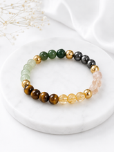 Energised Dhan Yog Bracelet – 7 Crystal Wealth Blend
