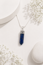 Lapis Lazuli Pencil Pendant