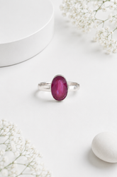 Ruby (Manik) Ring – Surya Ratna for Confidence & Leadership