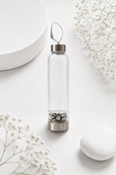 Pyrite Crystal Water Bottle – Wealth & Confidence