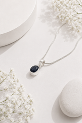 Blue Sapphire (neelam) Pendant – Discipline & Focus