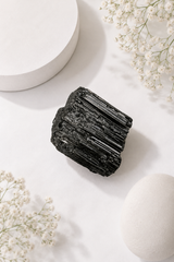 Raw Black Tourmaline Cluster – Protection & Grounding