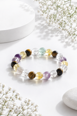 Exam Focus & Success Crystal Bracelet Combo