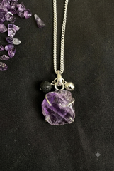 Raw Amethyst Pendant – Calm, Sleep & Intuition