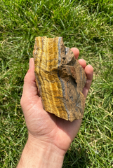 Raw Tiger Eye Cluster – Confidence & Focus