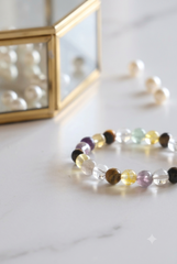 Exam Focus & Success Crystal Bracelet Combo