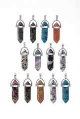 Double Pointed Crystal pendant