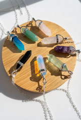 Double Pointed Crystal pendant