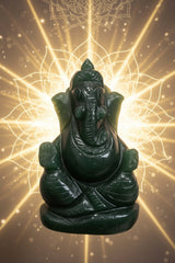 Ganesha Idol – Hand-Carved Luxury Crystal Murti