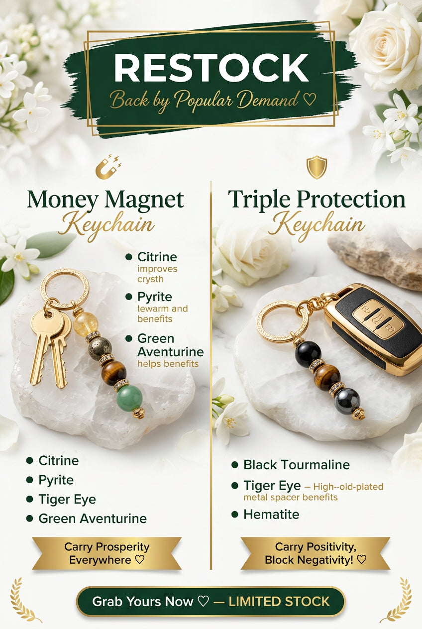 Zibu Crystal Keychains – Carry Your Energy Everywhere