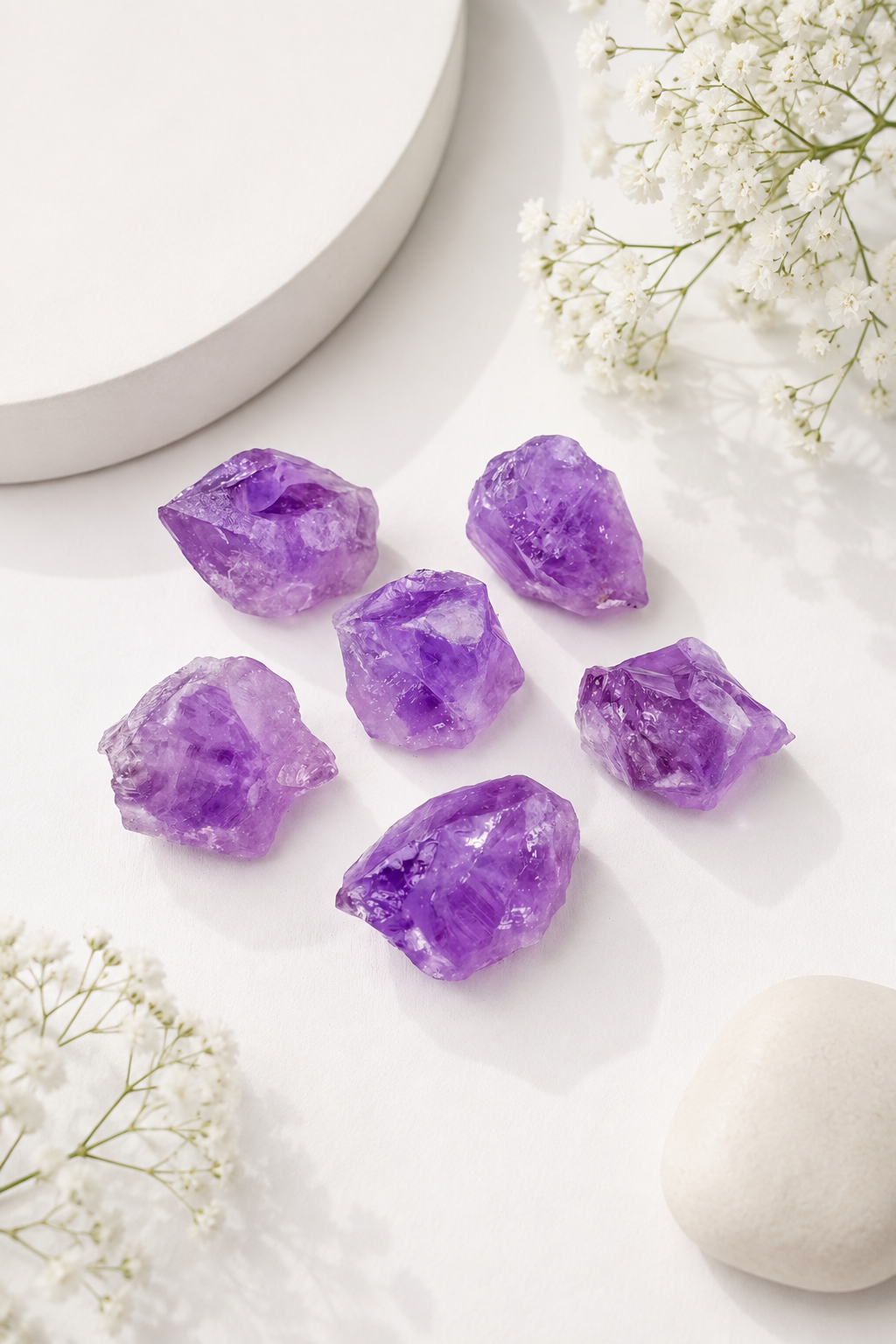 Raw Natural Amethyst- Overthinking, Stress, Anxiety, Sleep