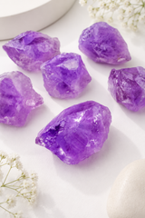 Raw Natural Amethyst- Overthinking, Stress, Anxiety, Sleep