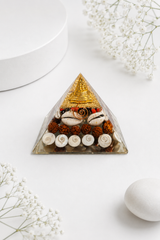 Laxmi Pyramid – Shree Yantra & Gomti Chakra for Wealth