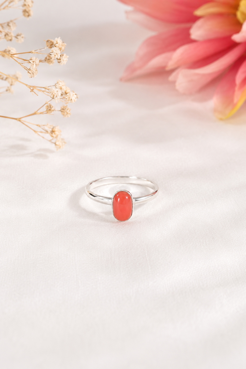 Red Coral (Moonga) Ring – Mangal Ratna for Courage & Energy