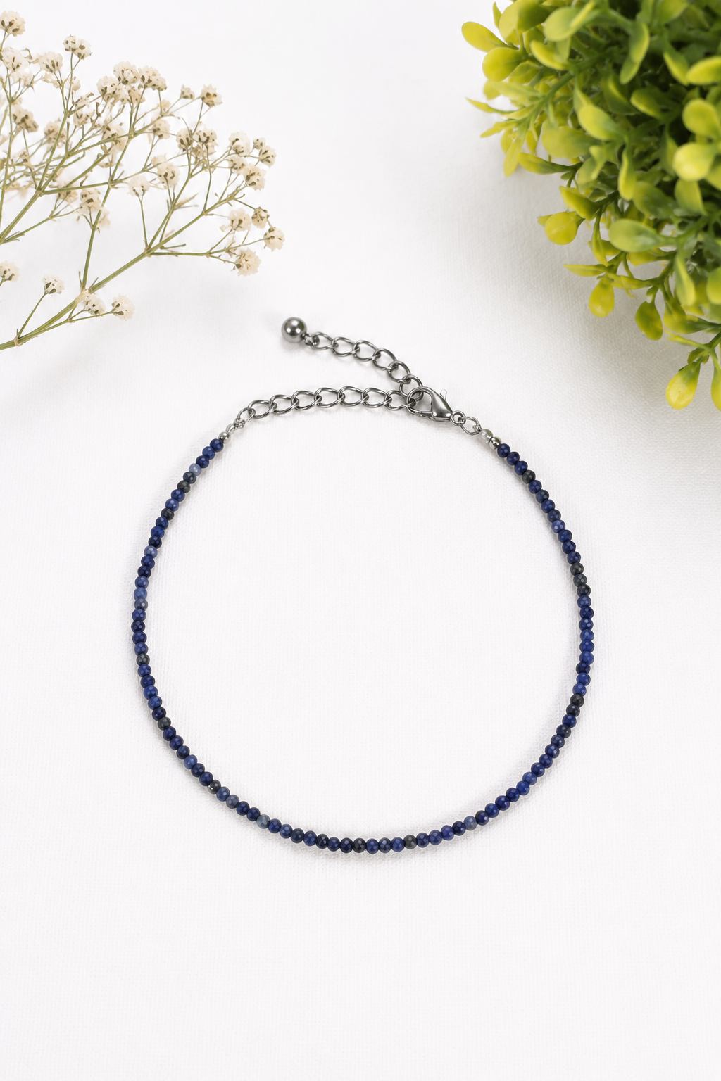 Lapis Lazuli Anklet – Wisdom & Clear Communication