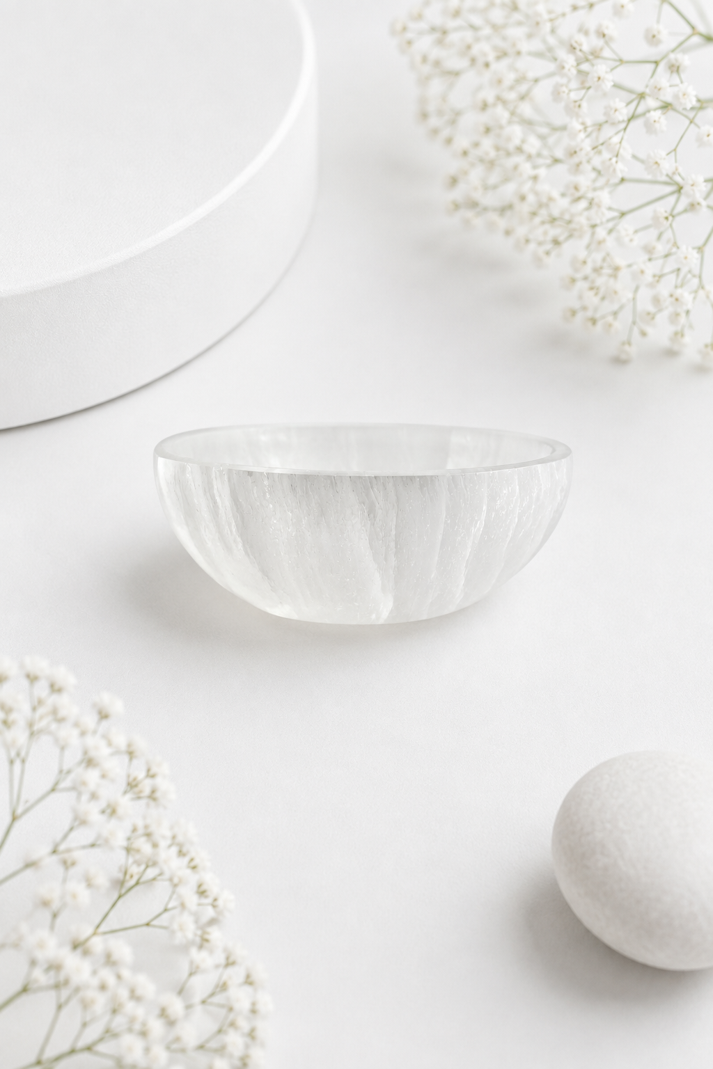 Selenite Bowl – Crystal Cleansing Bowl
