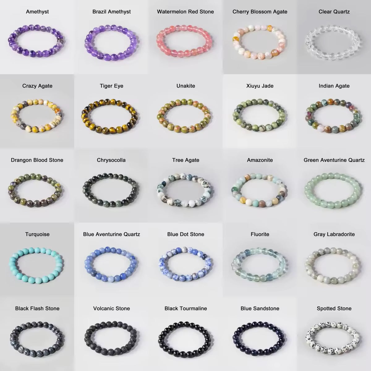 Crystal Bracelet – Natural Healing Bead Bracelet