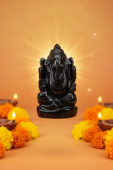 Ganesha Idol – Hand-Carved Luxury Crystal Murti