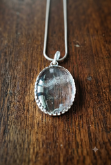 Clear Quartz (sphatik) Pendant