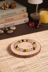 Exam Focus & Success Crystal Bracelet Combo