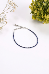 Lapis Lazuli Anklet – Wisdom & Clear Communication