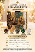 Dhanyog Crystal Frame – 7 Horse & Lakshmi Ganesh Ji | Diwali Special