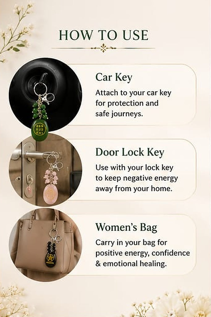 Zibu Crystal Keychains – Carry Your Energy Everywhere
