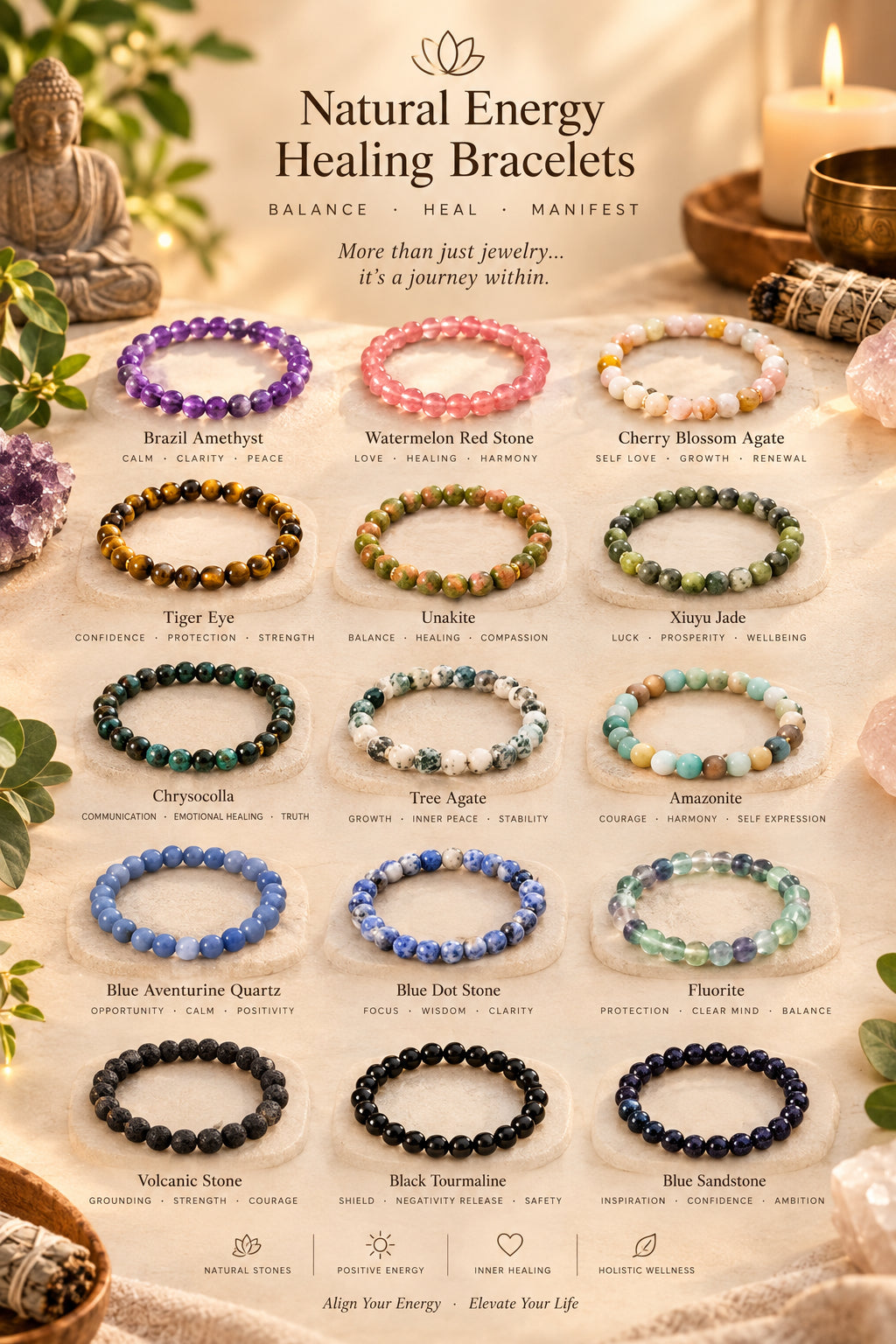 Premium crystal combo bracelet