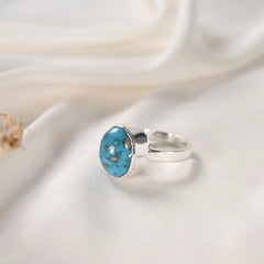 Turquoise (Firoza) Ring – Evil Eye Protection & Venus Energy